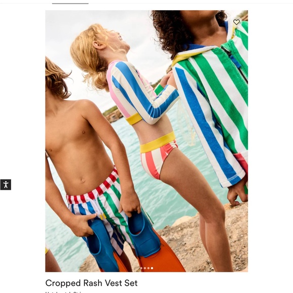 Mini Boden Kids Cropped Rash Set - Picture 2 of 4